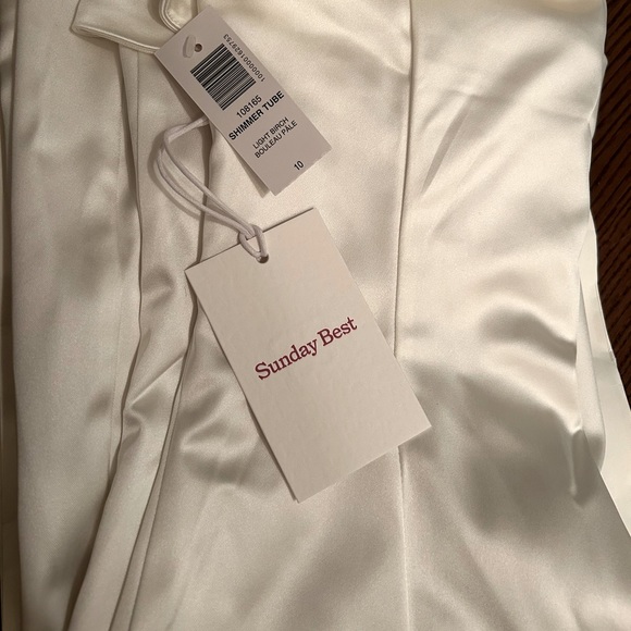 Sunday Best Satin Holiday Dress - Picture 5 of 5